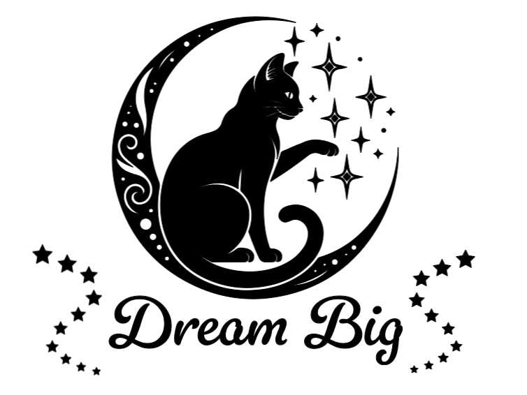 Dream Big Kitty - Lg. Vinyl Decal