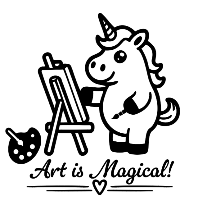 Art is Magical! Lg. Vinyl Decal