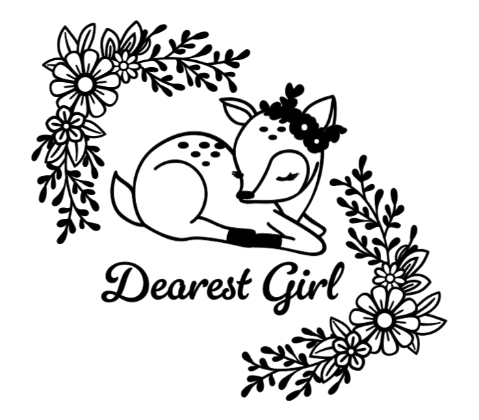 Dearest Girl Fawn Lg. Vinyl Decal