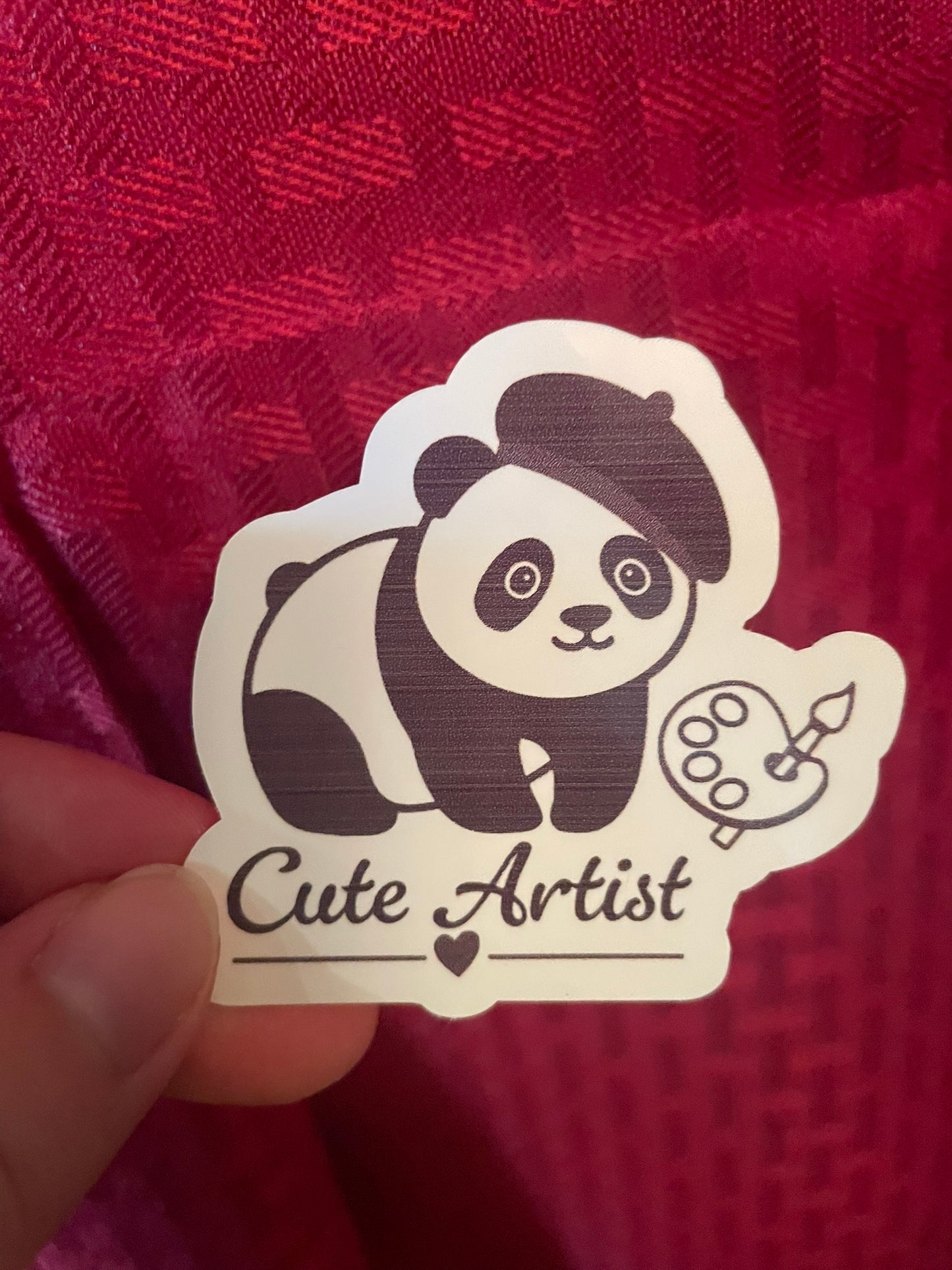 Cute Panda Artist!