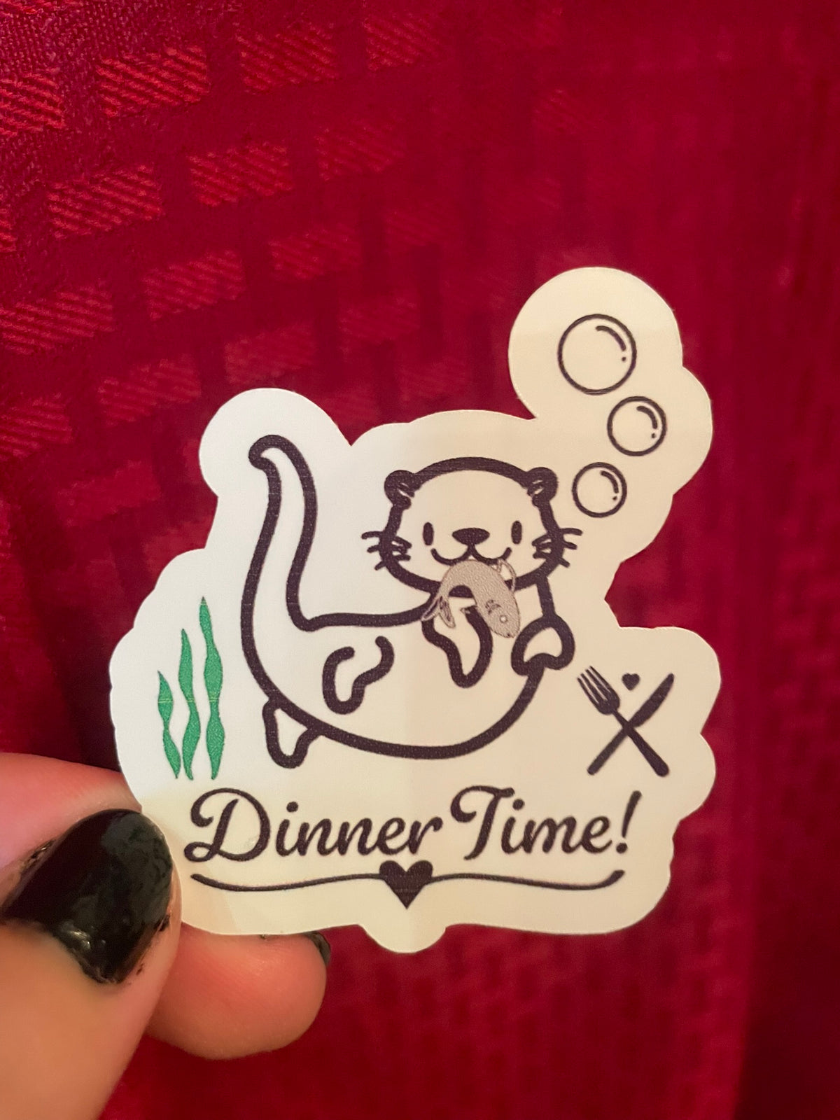 Dinner Time Otter! :)