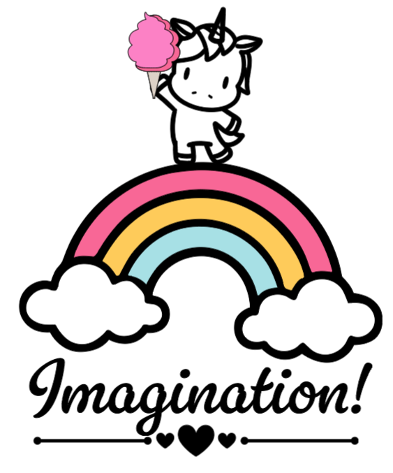 Imagination! Lg. Vinyl Decal