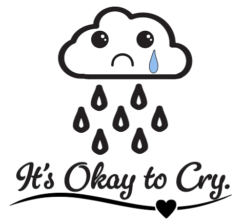 It's Okay to Cry. Lg. Vinyl Decal
