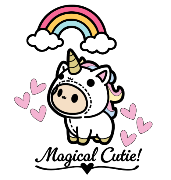Magical Cutie! :) Lg. Vinyl Decal