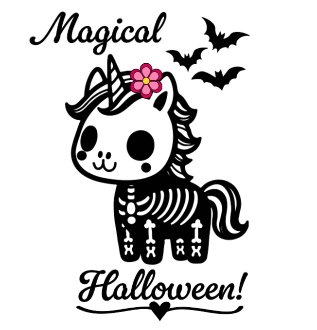 Magical Halloween! Lg. Vinyl Decal