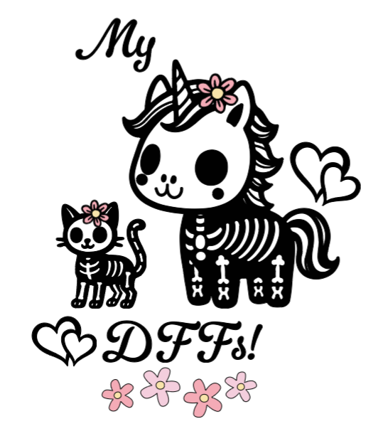 My DFFs! Lg. Vinyl Decal