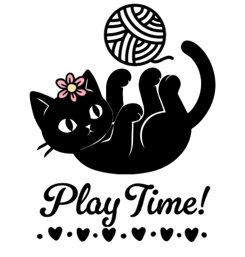 Play Time Kitty! Lg. Vinyl Decal