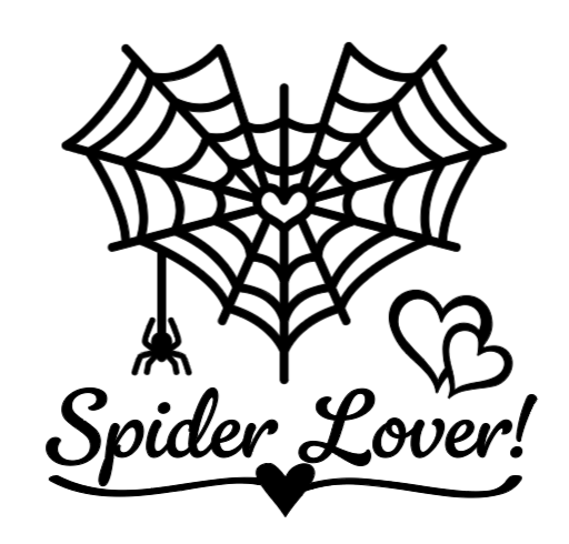 Spider Lover! Lg. Vinyl Decal