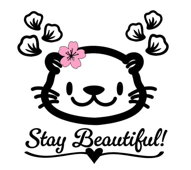 Stay Beautiful Otter! :) Lg. Vinyl Decal