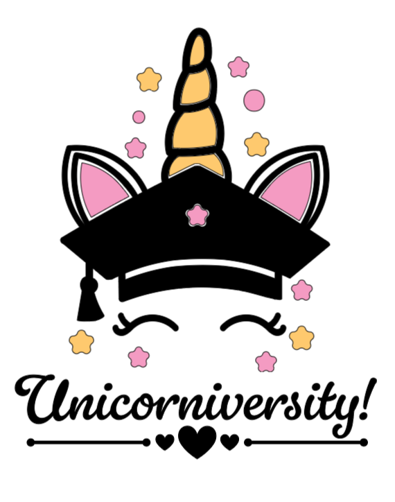 Unicorniversity! :) Lg. Vinyl Decal