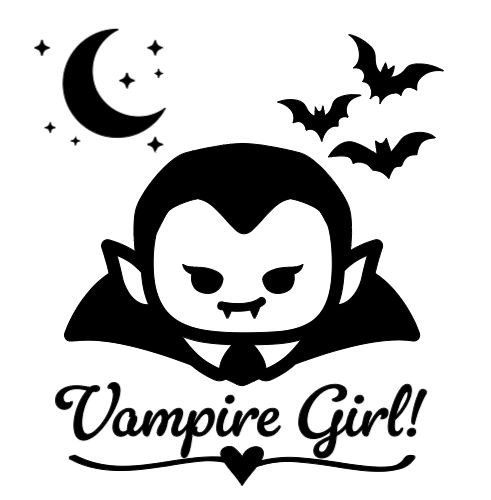 Vampire Girl! Lg. Vinyl Decal