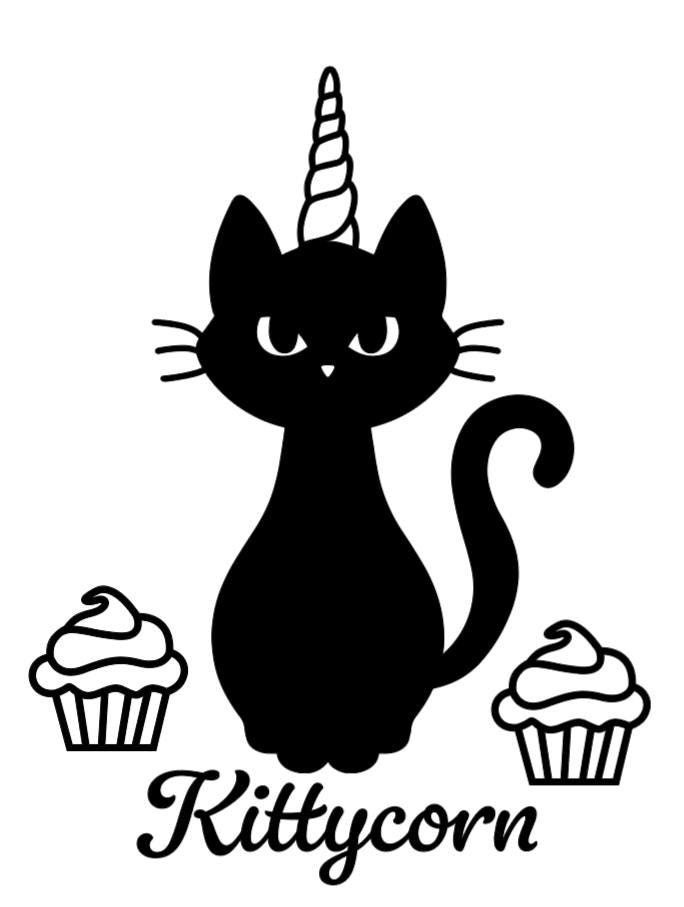 Kittycorn  - Lg. Vinyl Decal
