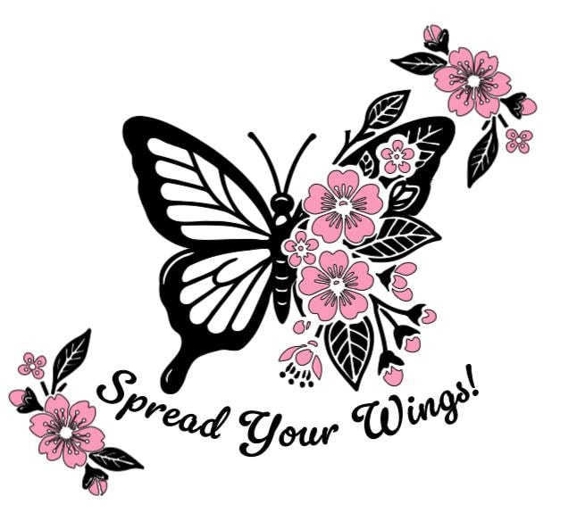 Spread Your Wings! - Lg. Vinyl Decal