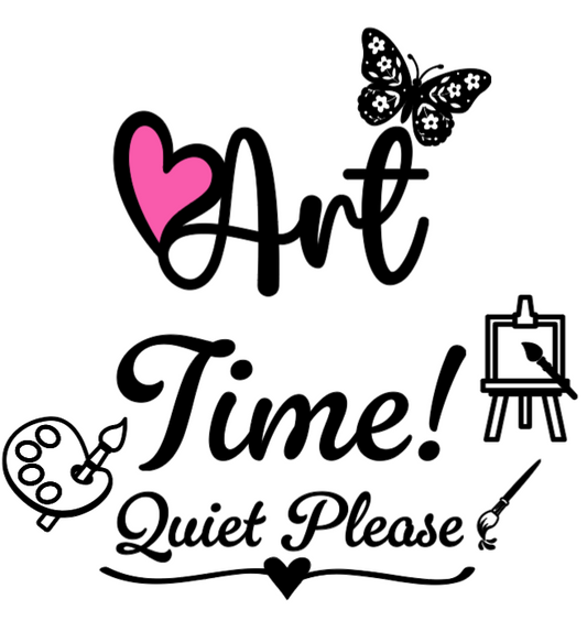 Art Time! Lg. Vinyl Decal