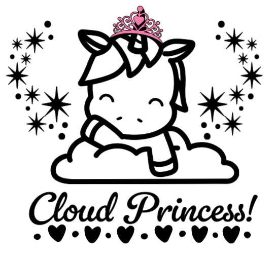 Cloud Princess! :) Lg. Vinyl Decal