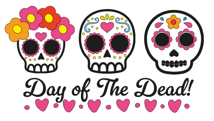 Day of The Dead! Lg. Vinyl Decal