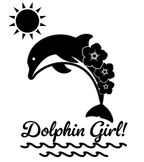 Dolphin Girl! Lg. Vinyl Decal