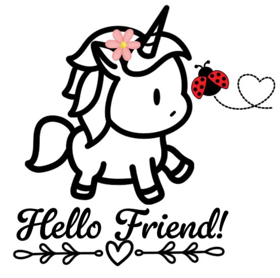 Hello Friend! Lg. Vinyl Decal