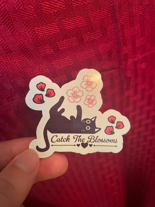 Catch The Blossoms Kitty!