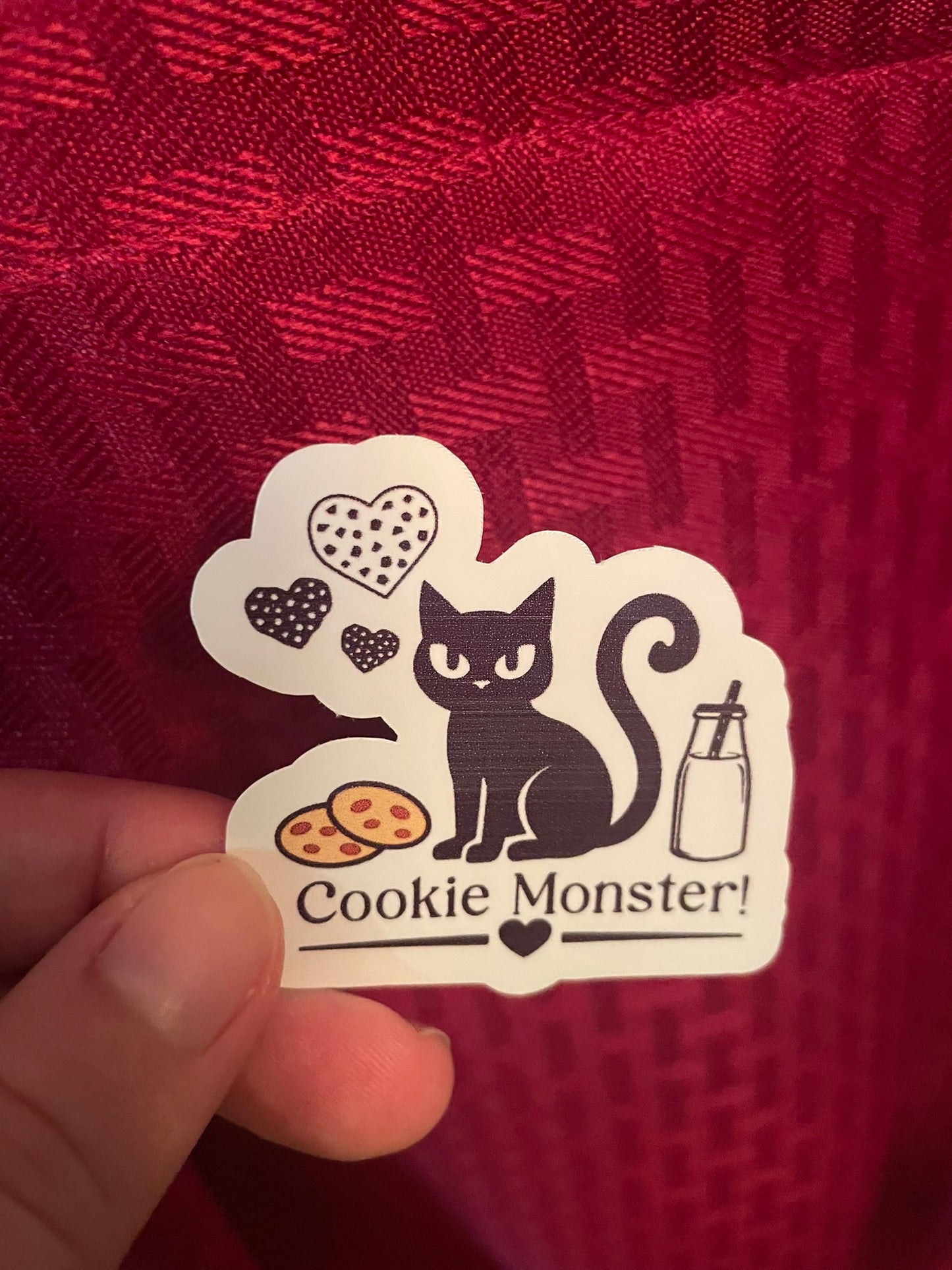 Cookie Monster Kitty!