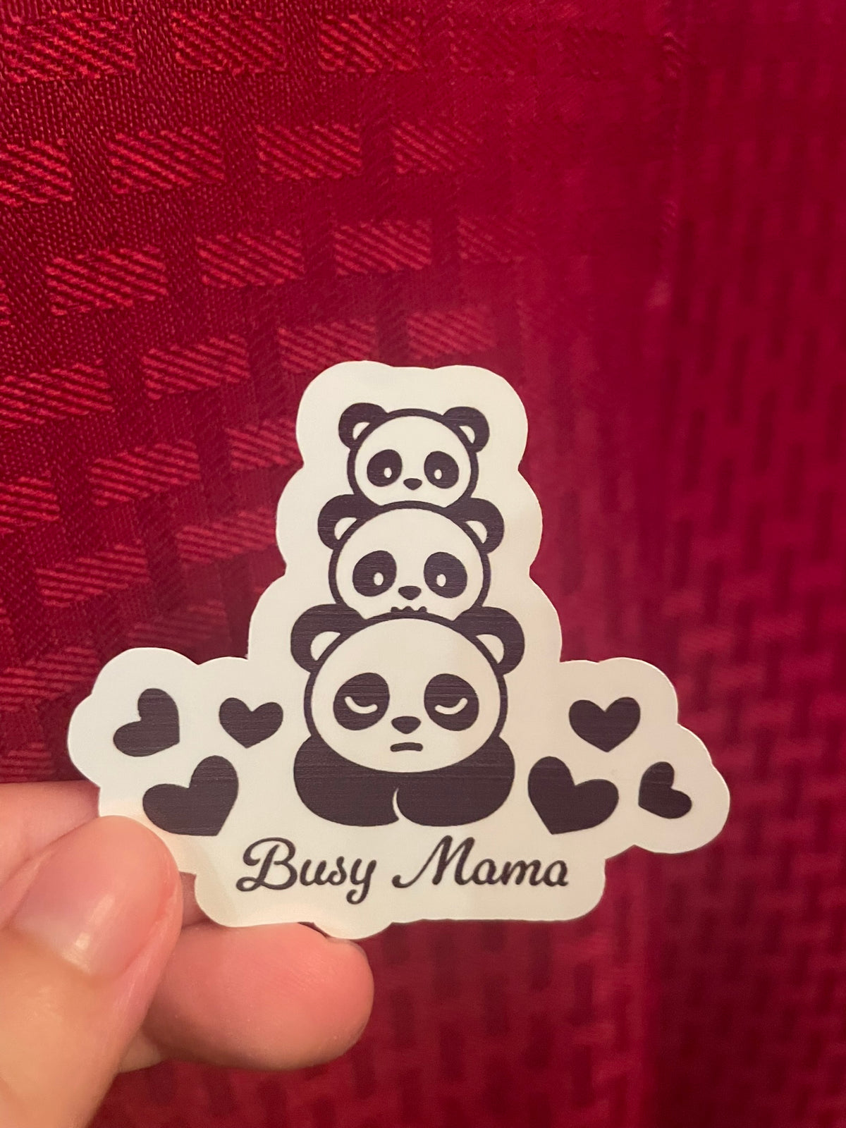 Busy Mama Panda.