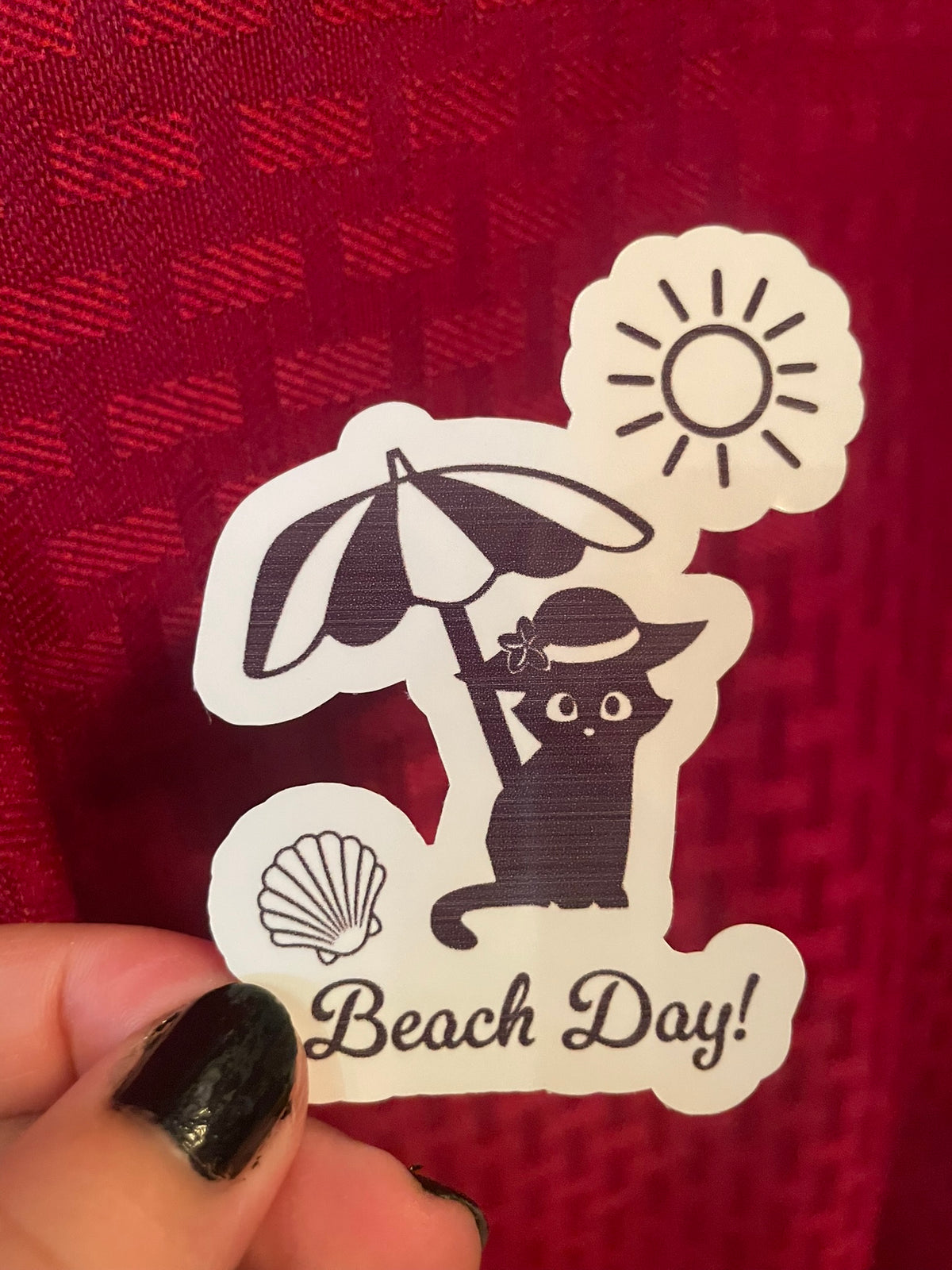 Beach Day Kitty!