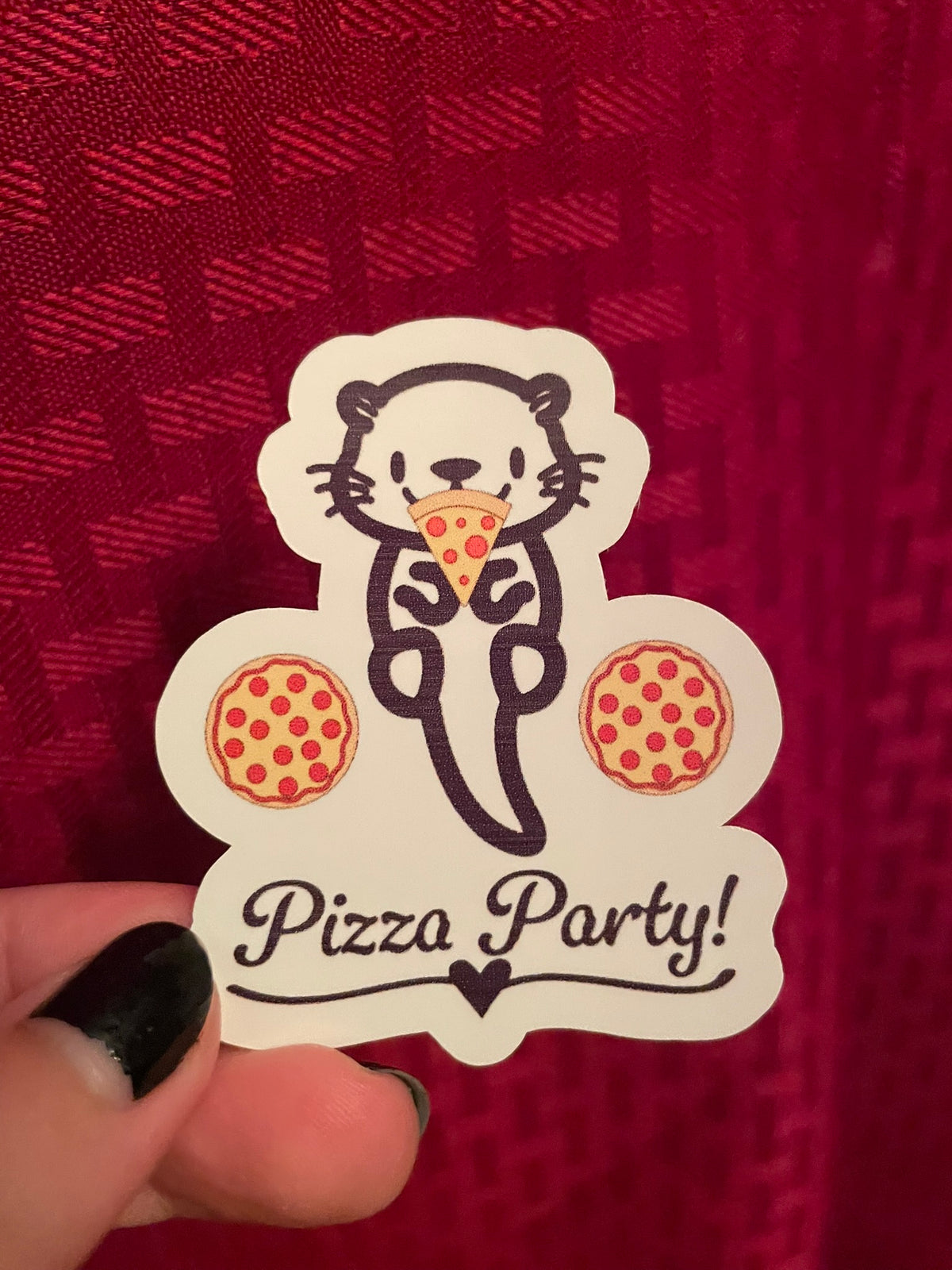 Pizza Party Otter! :)
