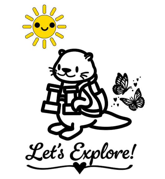 Let's Explore! Lg. Vinyl Decal