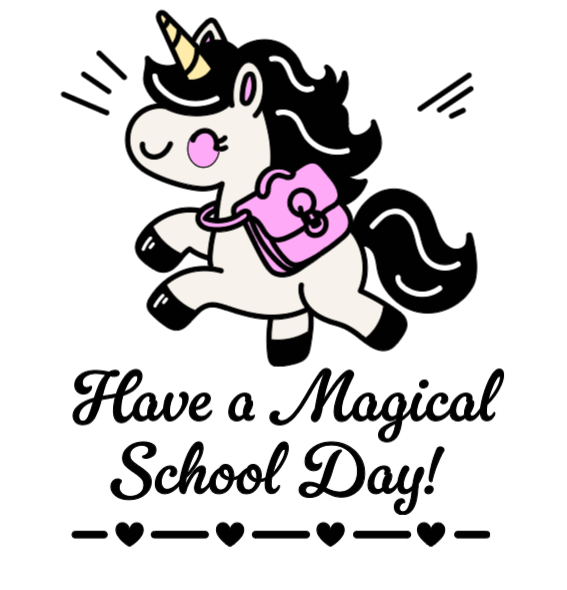 Magical School Day Lg. Vinyl Decal