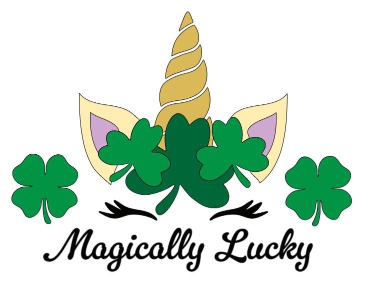 Magically Lucky! :) Lg. Vinyl Decal