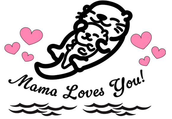 Mama Loves You! Lg. Vinyl Decal