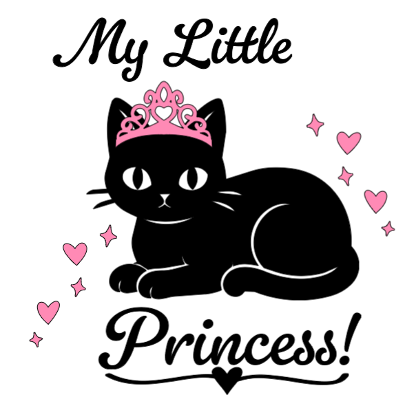 My Little Princess Kitty! :) Lg. Vinyl Decal