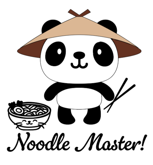 Noodle Master Panda! Lg. Vinyl Decal