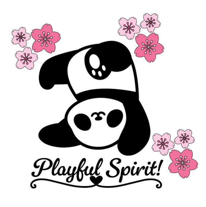 Playful Spirit! Lg. Vinyl Decal