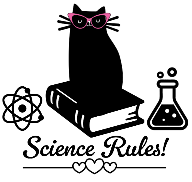 Science Rules! Lg. Vinyl Decal