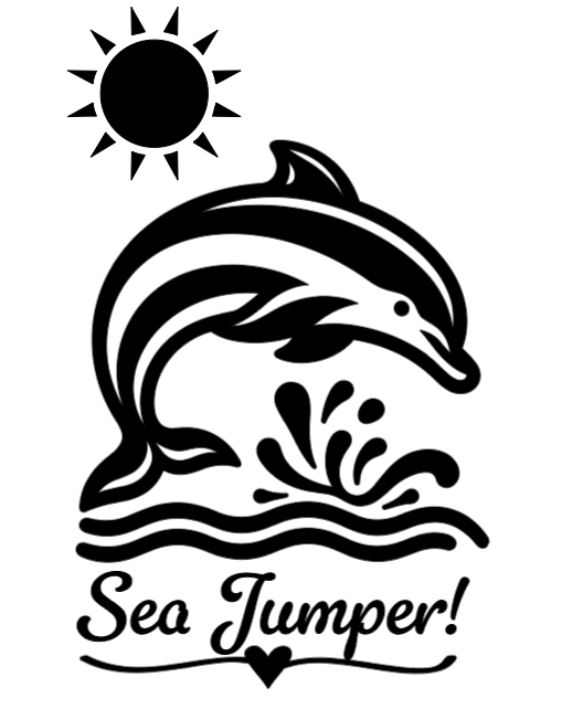 Sea Jumper! Lg. Vinyl Decal