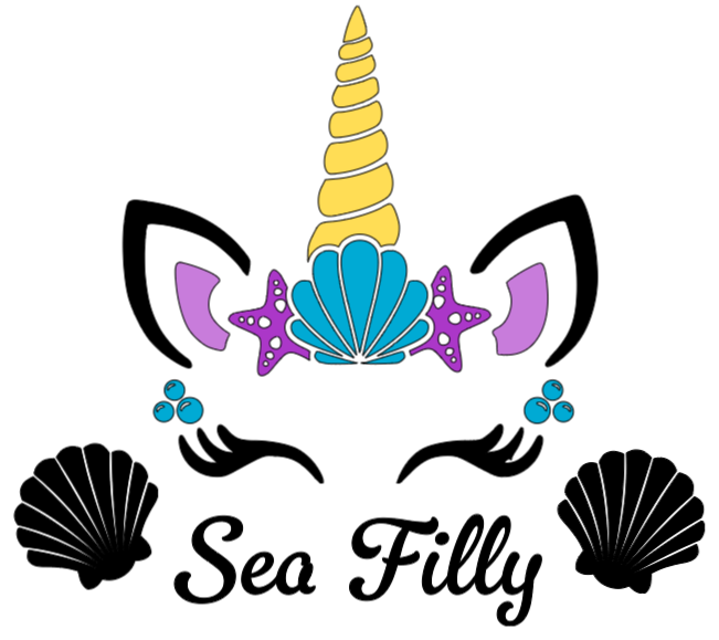Sea Filly Lg. Vinyl decal
