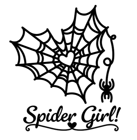 Spider Girl! :) Lg. VInyl Decal