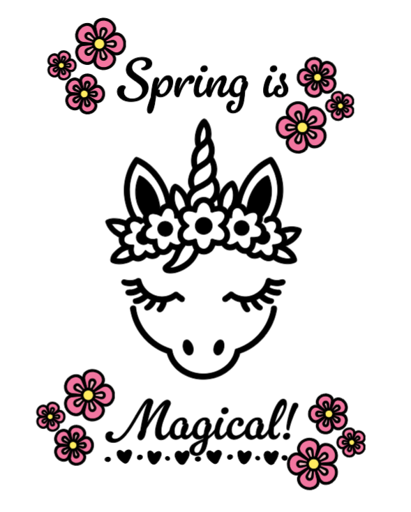 Spring is Magical! Lg. Vinyl Decal