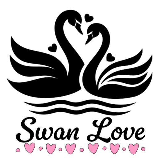 Swan Love! Lg. Vinyl Decal