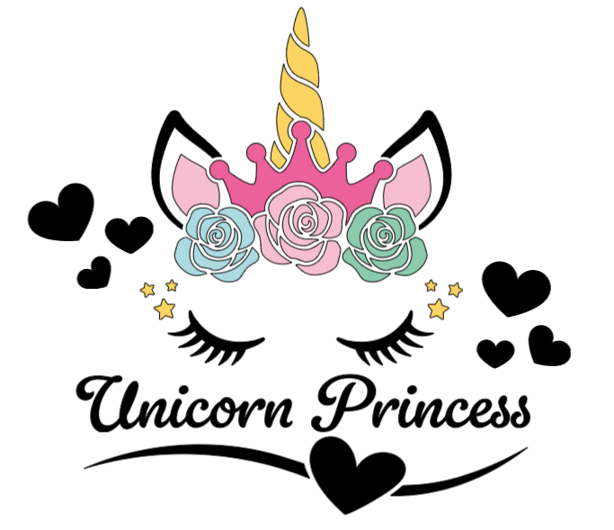 Unicorn Princess! Lg. Vinyl Decal