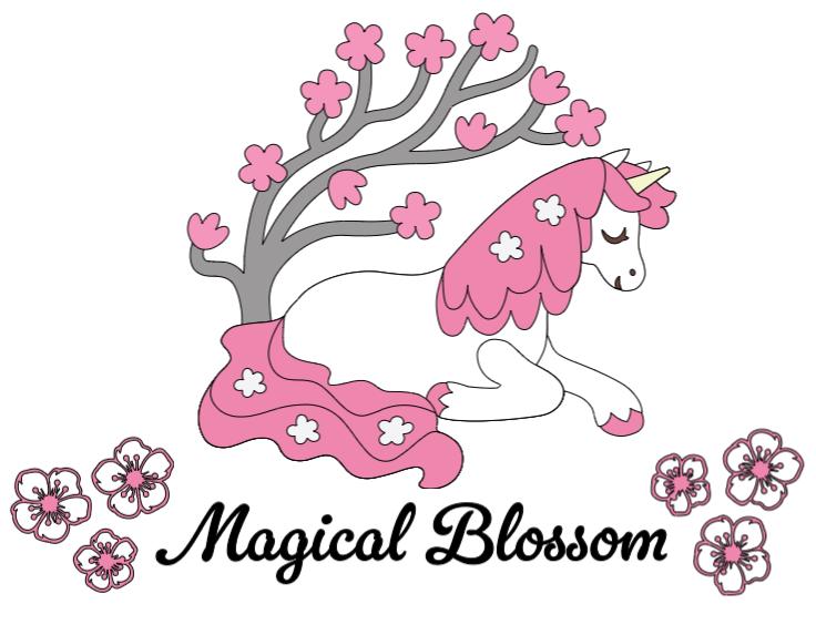 Magical Blossom Unicorn!  - Lg. Vinyl Decal