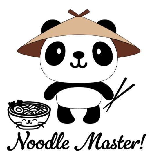 Noodle Master Panda - Lg. Vinyl Decal