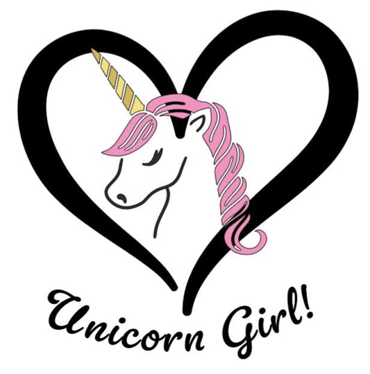 Unicorn Girl! - Lg. Vinyl Decal